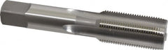 OSG - 1-14 UNS 3B 4 Flute Bright Finish High Speed Steel Straight Flute Standard Hand Tap - Plug, Right Hand Thread, 5-1/8" OAL, 2-1/2" Thread Length, H4 Limit, Oversize - Exact Tooling
