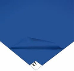 Wearwell - 3' Long x 2' Wide x 1/8" Thick, Dry Environment, Smooth Pattern Clean Room Matting - Tacky Sheets, Blue, 30 Layers per Mat, Series 095 - Exact Tooling