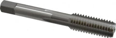OSG - 1/2-13 UNC 2B 4 Flute Bright Finish High Speed Steel Straight Flute Standard Hand Tap - Bottoming, Right Hand Thread, 3-3/8" OAL, 1-21/32" Thread Length, H5 Limit, Oversize - Exact Tooling