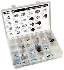 Dorman - 44 Piece, 1/2-20 to M22x1.5 Oil Drain Plug Gaskets - Steel - Exact Tooling