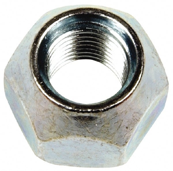 Dorman - 7/16-20 Zinc Finish Open Wheel Nut - 3/4" Hex, 9/16" OAL - Exact Tooling