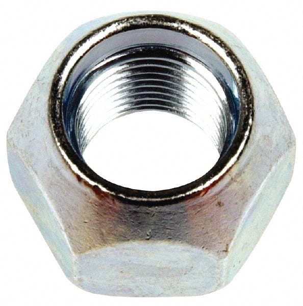 Dorman - 1/2-20 Zinc Finish Open Wheel Nut - 13/16" Hex, 5/8" OAL, 60° Seat Angle - Exact Tooling