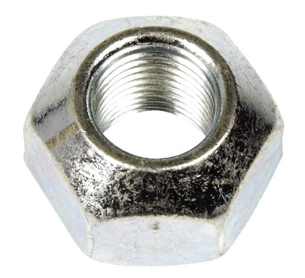 Dorman - 9/16-18 Zinc Finish Open Wheel Nut - 1" Hex, 21/32" OAL, 90° Seat Angle - Exact Tooling