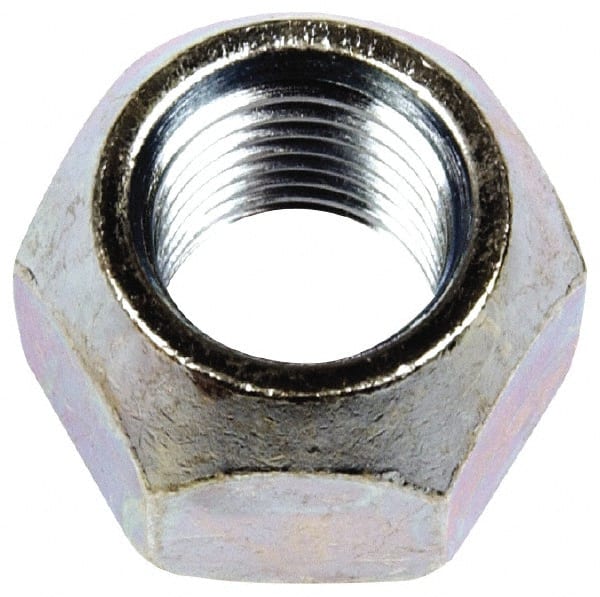 Dorman - M12-1.5 Zinc Finish Open Wheel Nut - 19mm Hex, 14mm OAL, 60° Seat Angle - Exact Tooling
