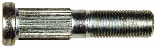 Dorman - 1/2-20 Serrated Bolt Wheel Stud - 0.56" Knurl, 2-3/8" OAL, 15/16" Shoulder Length - Exact Tooling