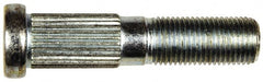 Dorman - 1/2-20 Serrated Bolt Wheel Stud - 0.56" Knurl, 2-3/8" OAL, 15/16" Shoulder Length - Exact Tooling
