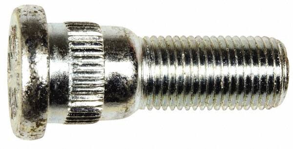 Dorman - 1/2-20 Serrated Bolt Wheel Stud - 0.673" Knurl, 1-19/32" OAL, 9/16" Shoulder Length - Exact Tooling