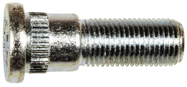 Dorman - 1/2-20 Serrated Bolt Wheel Stud - 5/8" Knurl, 1-5/8" OAL, 15/32" Shoulder Length - Exact Tooling