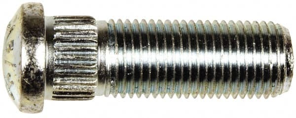 Dorman - 1/2-20 Serrated Bolt Wheel Stud - 0.535" Knurl, 1-17/32" OAL, 5/16" Shoulder Length - Exact Tooling
