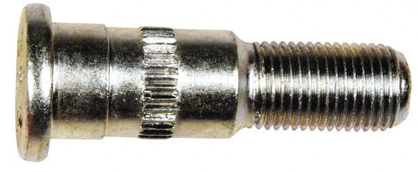 Dorman - 1/2-20 Serrated Bolt Wheel Stud - 5/8" Knurl, 1-5/16" OAL, 1" Shoulder Length - Exact Tooling