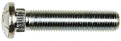 Dorman - 7/16-20 Serrated Bolt Wheel Stud - 0.475" Knurl, 2-1/8" OAL, 3/16" Shoulder Length - Exact Tooling