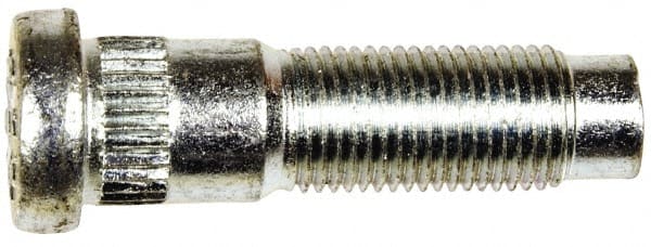 Dorman - 1/2-20 Serrated Bolt Wheel Stud - 0.56" Knurl, 2" OAL, 23/32" Shoulder Length - Exact Tooling