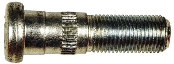 Dorman - 9/16-18 Serrated Bolt Wheel Stud - 5/8" Knurl, 2-1/8" OAL, 29/32" Shoulder Length - Exact Tooling