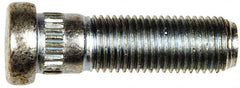 Dorman - 7/16-20 Serrated Bolt Wheel Stud - 0.472" Knurl, 1-1/2" OAL, 11/32" Shoulder Length - Exact Tooling