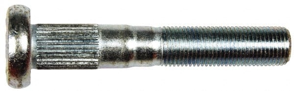 Dorman - 9/16-18 Serrated Bolt Wheel Stud - 0.621" Knurl, 3-17/32" OAL, 1-5/16" Shoulder Length - Exact Tooling