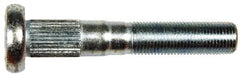 Dorman - 9/16-18 Serrated Bolt Wheel Stud - 0.621" Knurl, 3-17/32" OAL, 1-5/16" Shoulder Length - Exact Tooling