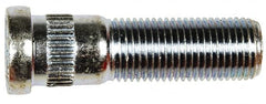 Dorman - 9/16-18 Serrated Bolt Wheel Stud - 5/8" Knurl, 2" OAL, 5/8" Shoulder Length - Exact Tooling