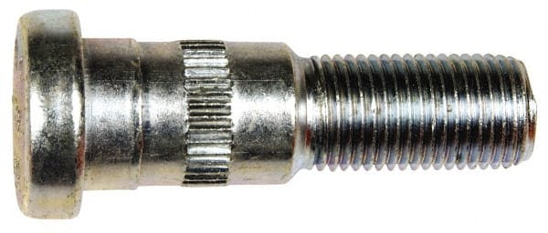 Dorman - 1/2-20 Serrated Bolt Wheel Stud - 5/8" Knurl, 2" OAL, 7/8" Shoulder Length - Exact Tooling