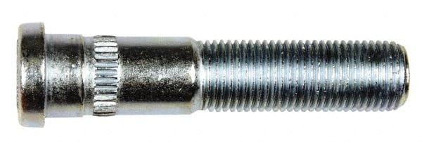 Dorman - 9/16-18L Serrated Bolt Wheel Stud - 0.63" Knurl, 2-25/32" OAL, 1-1/8" Shoulder Length - Exact Tooling