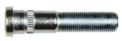 Dorman - 9/16-18L Serrated Bolt Wheel Stud - 0.63" Knurl, 2-25/32" OAL, 1-1/8" Shoulder Length - Exact Tooling