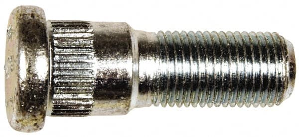 Dorman - 1/2-20 Serrated Bolt Wheel Stud - 0.621" Knurl, 1-5/8" OAL, 17/32" Shoulder Length - Exact Tooling