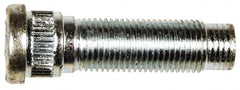 Dorman - 1/2-20 Serrated Bolt Wheel Stud - 0.62" Knurl, 1-21/32" OAL, 11/32" Shoulder Length - Exact Tooling