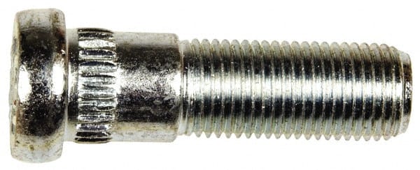 Dorman - 1/2-20 Serrated Bolt Wheel Stud - 0.568" Knurl, 1-11/16" OAL, 5/8" Shoulder Length - Exact Tooling