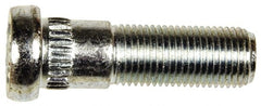 Dorman - 1/2-20 Serrated Bolt Wheel Stud - 0.568" Knurl, 1-11/16" OAL, 5/8" Shoulder Length - Exact Tooling