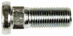 Dorman - M12-1.25 Serrated Bolt Wheel Stud - 13mm Knurl, 32mm OAL, 10mm Shoulder Length - Exact Tooling