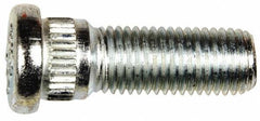 Dorman - M12-1.5 Serrated Bolt Wheel Stud - 14.22mm Knurl, 37mm OAL, 8mm Shoulder Length - Exact Tooling