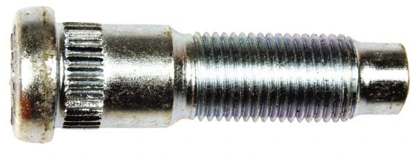 Dorman - 1/2-20 Serrated Bolt Wheel Stud - 0.589" Knurl, 1-15/16" OAL, 5/8" Shoulder Length - Exact Tooling