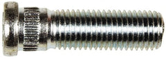 Dorman - M12-1.5 Serrated Bolt Wheel Stud - 12.73mm Knurl, 41.5mm OAL, 8mm Shoulder Length - Exact Tooling