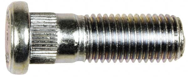 Dorman - M12-1.5 Serrated Bolt Wheel Stud - 12.22mm Knurl, 36mm OAL, 9mm Shoulder Length - Exact Tooling