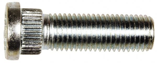 Dorman - M12-1.5 Serrated Bolt Wheel Stud - 14.3mm Knurl, 41.5mm OAL, 6.5mm Shoulder Length - Exact Tooling