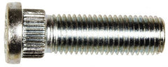 Dorman - M12-1.5 Serrated Bolt Wheel Stud - 14.3mm Knurl, 41.5mm OAL, 6.5mm Shoulder Length - Exact Tooling