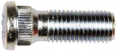 Dorman - M12-1.5 Serrated Bolt Wheel Stud - 14.3mm Knurl, 35.5mm OAL, 6.5mm Shoulder Length - Exact Tooling