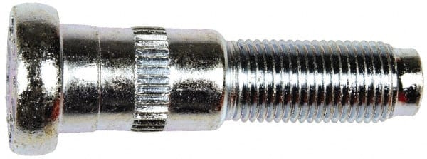 Dorman - 1/2-20 Serrated Bolt Wheel Stud - 5/8" Knurl, 2-1/4" OAL, 15/16" Shoulder Length - Exact Tooling