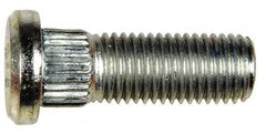 Dorman - M12-1.5 Serrated Bolt Wheel Stud - 12.95mm Knurl, 36mm OAL, 8mm Shoulder Length - Exact Tooling