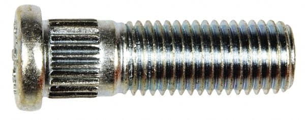 Dorman - M12-1.5 Serrated Bolt Wheel Stud - 12.5mm Knurl, 39.5mm OAL, 11.5mm Shoulder Length - Exact Tooling
