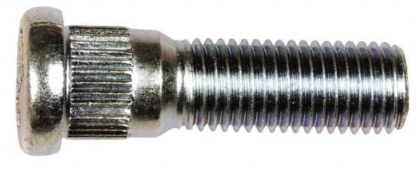 Dorman - M12-1.5 Serrated Bolt Wheel Stud - 14.17mm Knurl, 44.5mm OAL, 12.5mm Shoulder Length - Exact Tooling