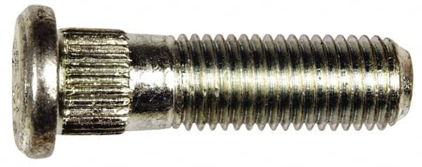 Dorman - M12-1.5 Serrated Bolt Wheel Stud - 13.08mm Knurl, 42mm OAL, 12.5mm Shoulder Length - Exact Tooling