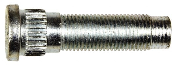 Dorman - 1/2-20 Serrated Bolt Wheel Stud - 0.615" Knurl, 1-31/32" OAL, 17/32" Shoulder Length - Exact Tooling