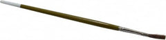 Wooster Brush - Ox Hair Artist's Paint Brush - 1/8" Wide, 11/16" Bristle Length, 6-3/4" Plastic Handle - Exact Tooling