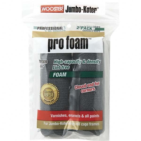 Wooster Brush - 4-1/2" Wide Paint General Purpose Roller Cover - Lint-Free Texture, Foam - Exact Tooling