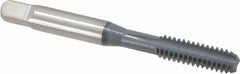 OSG - 1/4-20 UNC 4 Flute elektraLUBE Finish High Speed Steel Straight Flute Standard Hand Tap - Bottoming, Right Hand Thread, 2-1/2" OAL, 1" Thread Length, H2 Limit - Exact Tooling