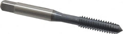 OSG - 1/4-20 UNC 3B 4 Flute elektraLUBE Finish High Speed Steel Straight Flute Standard Hand Tap - Plug, Right Hand Thread, 2-1/2" OAL, 1" Thread Length, H3 Limit - Exact Tooling