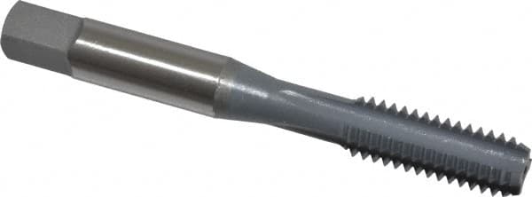 OSG - 5/16-18 UNC 3B 4 Flute elektraLUBE Finish High Speed Steel Straight Flute Standard Hand Tap - Bottoming, Right Hand Thread, 2-23/32" OAL, 1-1/8" Thread Length, H3 Limit - Exact Tooling