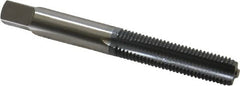 OSG - 5/16-24 UNF 3B 3 Flute elektraLUBE Finish High Speed Steel Straight Flute Standard Hand Tap - Bottoming, Right Hand Thread, 2-23/32" OAL, 1-1/8" Thread Length, H3 Limit - Exact Tooling