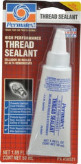 Permatex - 50 mL Tube, White, Paste High Strength Threadlocker - Series 565 - Exact Tooling