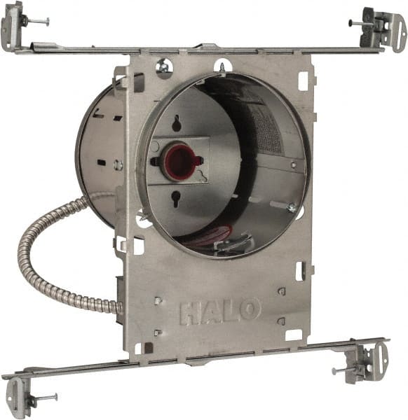 Cooper Lighting - 10-1/2" Long x 7-1/2" Wide x 7-1/2 High, Incandescent Downlight - 75 Watt, IC Rated, Aluminum, New Construction Housing - Exact Tooling